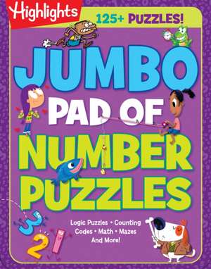 Jumbo Pad of Number Puzzles de Highlights Highlights