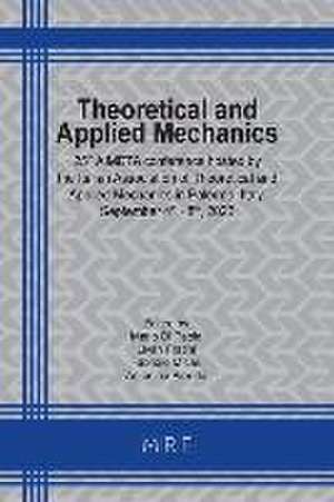 Theoretical and Applied Mechanics: Aimeta 2022 de Mario Di Paola