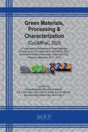 Green Materials, Processing & Characterization de Asna Rasyidah Binti Abdul Hamid