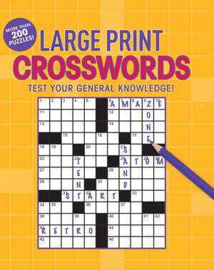 Large Print Crosswords de Editors of Thunder Bay Press