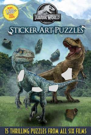 Jurassic World Sticker Art Puzzles de Gina Gold