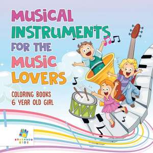 Musical Instruments for the Music Lovers | Coloring Books 6 Year Old Girl de Educando Kids