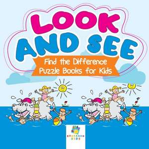 Look and See | Find the Difference Puzzle Books for Kids de Educando Kids