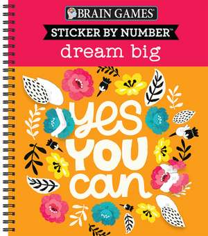 Sticker by Number: Dream Big de Publications International Ltd