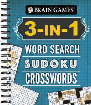 Brain Games - 3-In-1: Word Search, Sudoku, Crosswords de Publications International Ltd