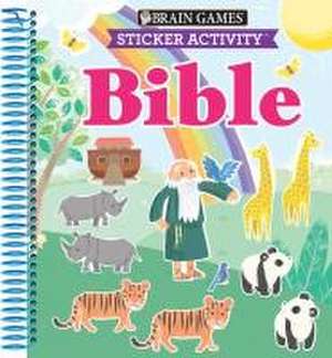 Brain Games - Sticker Activity: Bible (for Kids Ages 3-6) de Publications International Ltd