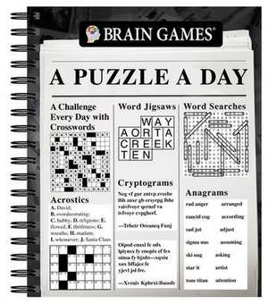 Brain Games - A Puzzle a Day de Publications International Ltd