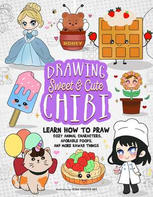 Drawing Sweet and Cute Chibi: Learn How to Draw Cozy Animal Characters, Adorable Foods, and More Kawaii Things (How to Draw Books) de Tessa Creative Art