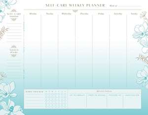 Self-Care Weekly Planner Notepad de Insights