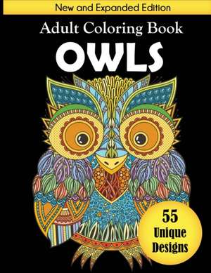 Owls Adult Coloring Book de Dylanna Press