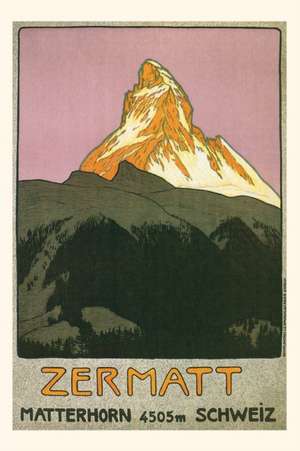 Vintage Journal Zermatt, Matterhorn, Switzerland de Found Image Press