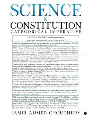 Science and Constitution de Jamir Ahmed Choudhury