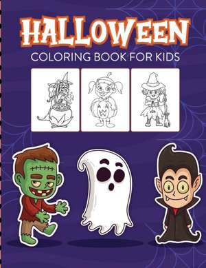 Halloween Coloring Book For Kids de Paige Cooper