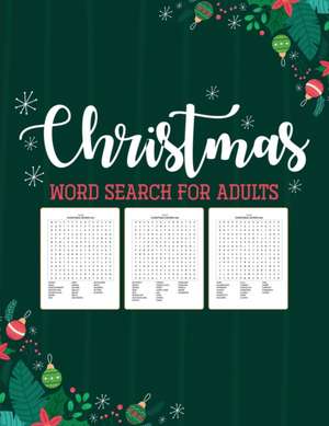 Christmas Word Search For Adults de Patricia Larson