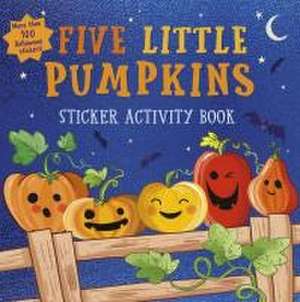 Five Little Pumpkins sticker activity book de Villetta Craven