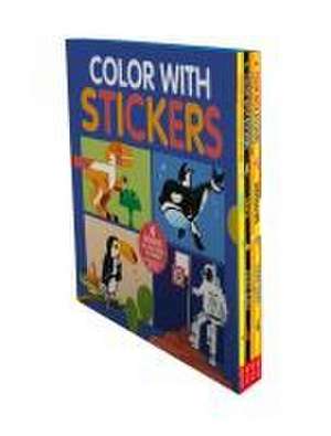 Color with Stickers 4-Book Boxed Set de Tiger Tales