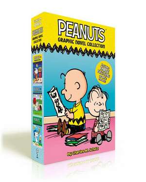 Peanuts Graphic Novel Collection (Boxed Set): Snoopy Soars to Space; Adventures with Linus and Friends!; Batter Up, Charlie Brown! de Charles M. Schulz