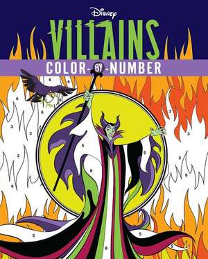 Editors of Thunder Bay Press: Disney Villains Color-By-Numbe