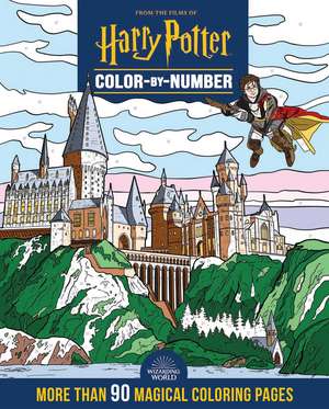 Harry Potter Color-by-Number de Editors of Thunder Bay Press