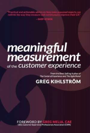 Meaningful Measurement of the Customer Experience de Greg Kihlstrom