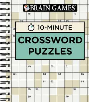 Brain Games 10 Minute Crossword Puzzles de Ltd Publications International