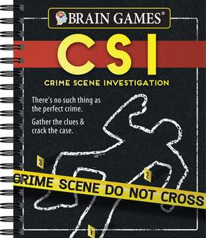 Brain Games - Crime Scene Investigation (Csi) Puzzles de Publications International Ltd