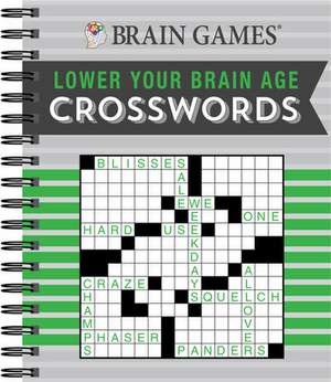 Brain Games Lower y Brain Age Crossword de Ltd Publications International