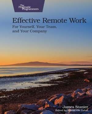 Effective Remote Work de James Stanier