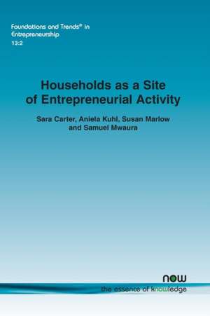 Households as a Site of Entrepreneurial Activity de Sara Carter