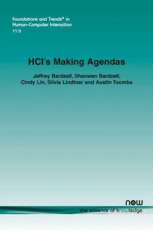 HCI's Making Agendas de Jeffrey Bardzell