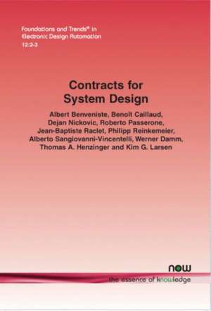 Contracts for System Design de Albert Benveniste