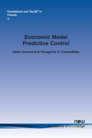 Economic Model Predictive Control de Helen Durand