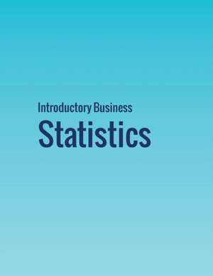 Introductory Business Statistics de Alexander Holmes