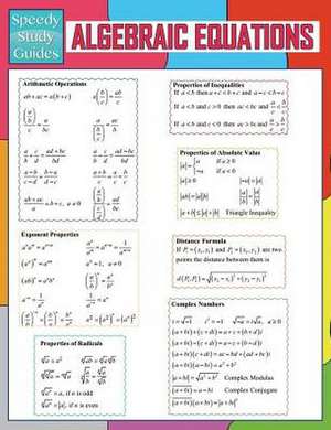 Algebraic Equations (Speedy Study Guides) de Speedy Publishing LLC