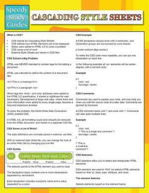 Cascading Style Sheets (Speedy Study Guides) de Speedy Publishing LLC