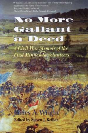 No More Gallant a Deed de James Wright