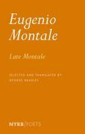 Late Montale de George Bradley