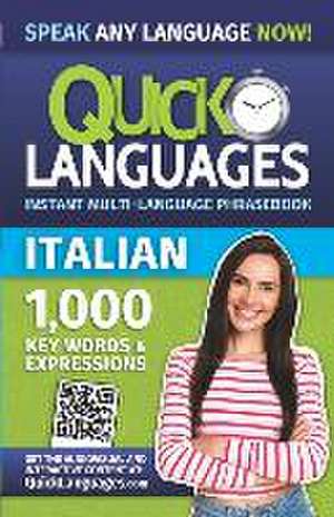 Quick Languages - English-Italian Phrasebook / Frasario inglese-italiano de American Book Group