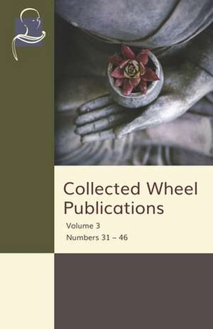 Collected Wheel Publications: Volume 3 Numbers 31 - 46 de Nyanaponika Thera