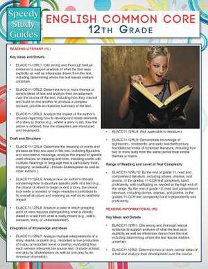 English Common Core 12th Grade (Speedy Study Guides) de Speedy Publishing LLC