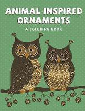 Animal-Inspired Ornaments (a Coloring Book) de Jupiter Kids