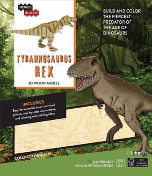 Incredibuilds: Tyrannosaurus Rex 3D Wood Model de Insight Editions