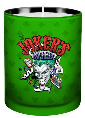 DC Comics: Joker Glass Votive Candle de Insight Editions