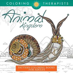 Animal Kingdom Coloring Patterns - Pattern Coloring Books For Adults de Coloring Therapist