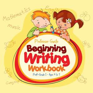 Beginning Writing Workbook | PreK-Grade 1 - Ages 4 to 7 de Gusto