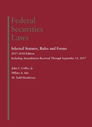 Federal Securities Laws de John C. Coffee