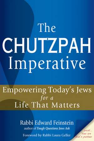 The Chutzpah Imperative de Edward Feinstein