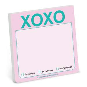 Knock Knock XOXO Sticky Note (Pastel Version) de Knock Knock