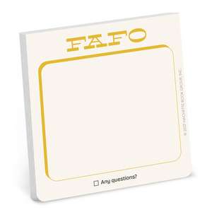 FAFO Sticky Note de Knock Knock
