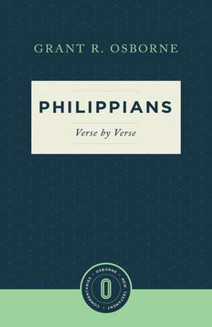 Philippians Verse by Verse de Grant R. Osborne